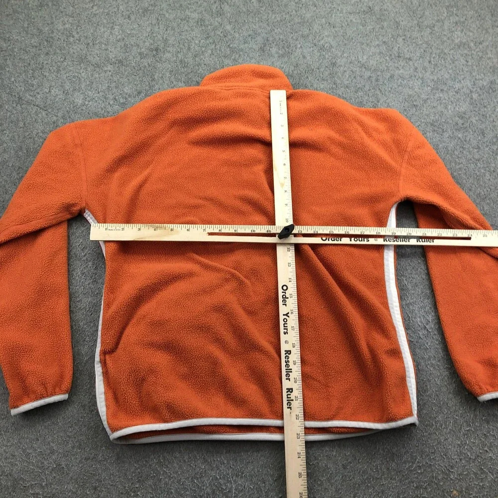 Craghoppers Jacket Womens Small Orange Half Zip Fleece Hiking Pullover Top - Picture 8 of 10